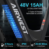 AIRWEST Ebike 26 Inch Fattire Electric Bike PIONEERS 1.2