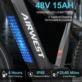 AIRWEST 750W Mountain EBike PIONEERS 1.1