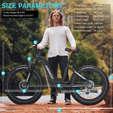 AIRWEST Ebike 26 Inch Fattire Electric Bike PIONEERS 1.2